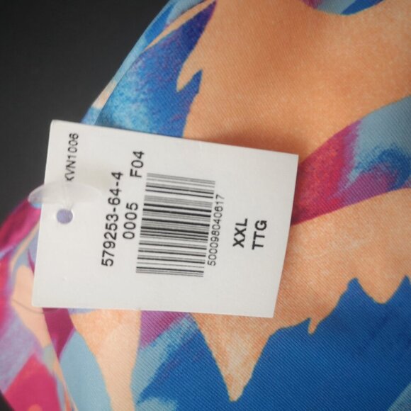 NWT Old Navy Bright Multi Colored Ladies Size XXL Racer Back Sports Bra - Picture 5 of 9